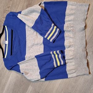 3/$10💥Blue Striped Sweater Sz 1X